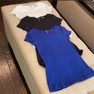 Bundle of Express t-shirts with zipper backs